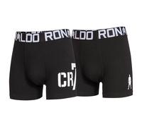 CR7 Jóvenes Calzoncillos, 2er Paquete - Boxer, Algodón Stretch, Logotipo Federal