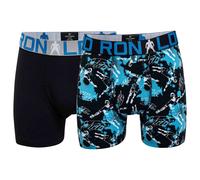 CR7 Jóvenes Calzoncillos, 2er Paquete - Boxer, Algodón Stretch, Logotipo Federal