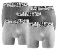 CR7 - Pack de 5 calzoncillos tipo bóxer para hombre - by Cristiano Ronaldo - Anthracite-Mix - Talla M, Anthracite Mix