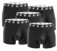 CR7 - Pack de 5 calzoncillos tipo bóxer para hombre - by Cristiano Ronaldo - Negro - Talla M, mezcla de blanco y negro