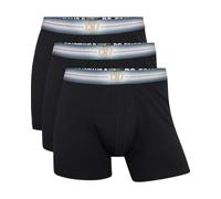 CR7 Paquete de 3 calzoncillos básicos para hombre, 95 % algodón, 5 % elastano, negro, S