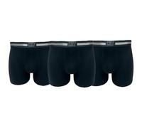 CR7 Underwear Pack 3 Bóxers Hombre - Algodón Orgánico Transpirable con Cintura Suave - Multicolor (FR/ES, Letras, M, Regular, Regular, Negro, Plata)