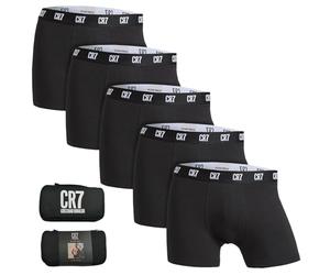 CR7 Underwear Pack 5 Bóxers Hombre Algodón con Bolsa de Viaje Oferta - Multicolor