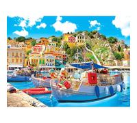 CRA-Z-ART Boats in The Harbor Greece 1000 Piece Jigsaw Puzzle