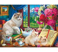 CRA-Z-ART Fancy Cats Afternoon Lessons 750 Piece Jigsaw Puzzle