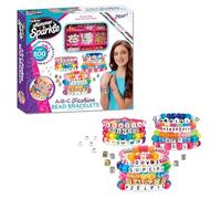 CRA-Z-ART Shimmer n Sparkle ABC - Pulseras de cuentas personalizadas con más de 700 cuentas, kit de fabricación de joyas para hacer tus propias pulseras de amistad