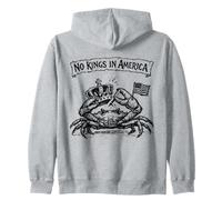 Crab Art: No Hay Reyes en Estados Unidos, política Sudadera con Capucha