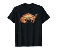 Crab Cowboy Costume Funny Western Sheriff Sea Animal Lovers Camiseta