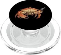 Crab Cowboy Costume Funny Western Sheriff Sea Animal Lovers PopSockets PopGrip para MagSafe