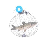 Crab Trap Automatic Opening and Closing Fish Cage, Shrimp Pot For River Lake Stream Freshwater Saltwater Outdoor, Fishing Equipment Wire Mesh Shrimping Tool