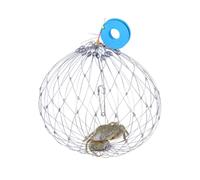 Crab Trap-Automatic Wire Folding Cage,Steel Fishing Net for Lobster,1Pc