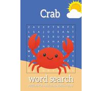 Crab Word Search Book: 50+ Puzzle challenges about Crabs, Beach, Marine Animals, Sea Life and more Gift For ADULTS, SENIORS & TEENS