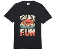 Crabby But Fun Summer Crab Vacaciones Comfort Colors Adult Heavyweight T-Shirt