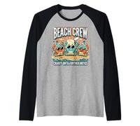 Crabby Until Further Notice Beach Crew Summer Camiseta Manga Raglan