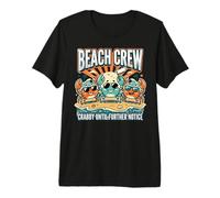 Crabby Until Further Notice Beach Crew Summer Camiseta Premium