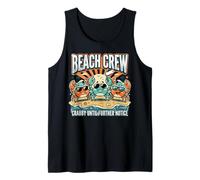 Crabby Until Further Notice Beach Crew Summer Camiseta sin Mangas