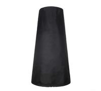 Crabop 210D Oxford Fire Cover 41x122cm Impermeable Resistente a la intemperie Resistente al Polvo Exterior Patio Jardín Protección Negro