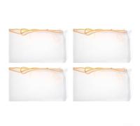 Crabop 4 bolsas de gasa de nailon para filtrar miel cruda con malla no rasgada y borde compatible con cubo