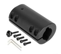 Crabop Abrazadera plegable mejorada para Ninebot Max G30, bloqueo resistente de aleación de aluminio para eliminar el tambaleo y el chirrido del tallo, pieza ligera de 400 g (negro)