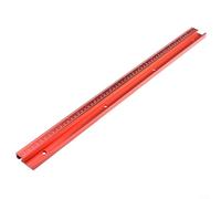 Crabop Aleación de aluminio 45 tipo T ranura ingletadora pista para mesa de enrutador, sierra de mesa y sierra de cinta. Ranura de fijación de precisión para plantillas de carpintería. Acabado rojo