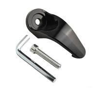Crabop Aleación de aluminio motocicleta equipaje almacenamiento gancho, casco seguro y bolsa titular con tornillo Kit para XMAX 400 300 250 125 (negro)