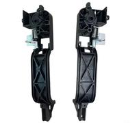 Crabop Base de manija de puerta para Ford Focus 2000-2007, par delantero izquierdo derecho, repuesto directo de plástico negro OE 6S4Z-5426684-E 6S4Z-5426685-C
