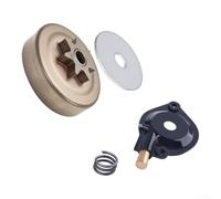 Crabop Bomba de Aceite y Helicoidal para Poulan para 50cc Bomba de Aceite | Incluye para tambor, bomba aceite, helicoidal, cojinete agujas, arandela y para placa barra