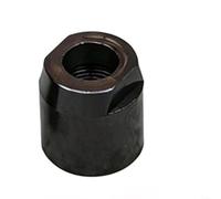 Crabop Boquilla de amoladora de 3 mm, 6 mm, tuerca de sujeción de metal para herramienta rotativa, grabado, perforación, pulido, taller, bricolaje, negro (C)