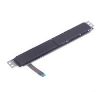 Crabop Botones de repuesto para panel táctil izquierdo y derecho, para Dell para Latitude 7480 7490 E7480, teclas de panel táctil gris ABS, pieza de reparación de laptop de ajuste preciso
