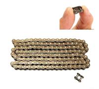 Crabop Cadena de transmisión de acero inoxidable 25H 138/158 eslabones para 47 cc 49 cc para mini bicicleta de bolsillo para ATV Dirt Scooter alta resistencia al desgaste, fácil instalación (158 como