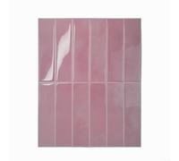 Crabop Calcomanía de pared gruesa de ABS de 2,5 mm, autoadhesivas, para cocina, baño, impermeable, decoración del hogar, verde, gris, rosa, azul, blanco, paquete de 10 (YJC0179)