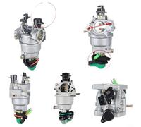 Crabop Carburador para generador de 5KW-6.5KW con estrangulador automático/manual, piezas de motor 188F 190F 192F, montaje de 53mm, construcción de metal para reparación de equipos eléctricos al aire