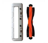 Crabop Cepillo principal de repuesto y cubierta de rodillo para Xiaomi para MIJIA M40/D110CN, diseño antienredos de goma y nailon en forma de V para una limpieza eficiente del hogar (A)