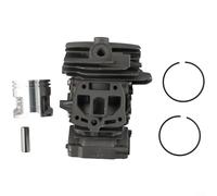 Crabop Cilindro de metal para kit de pistón, orificio de 44 mm 1143 020 1207 compatible con MS251 M51 Motosierra Motor de repuesto de pieza de reparación