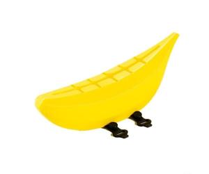 Crabop Creative Banana - Bolsa de bicicleta multifuncional para bicicleta de montaña y carretera, resistente a la intemperie para TPU, compacta de 22 cm, amarillo (220 x 55 x 59 mm, amarillo)