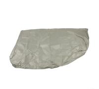 Crabop Cubierta para arenero de jardín beige 190T, protección contra la intemperie, tapa cuadrada fácil de limpiar para niños, área de juego al aire libre, 120 x 120 x 20 cm