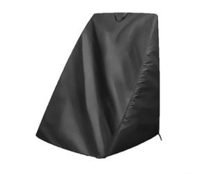 Crabop Cubierta resistente al agua 420D 63x66x88cm, resistente al sol, a prueba de lluvia, funda protectora de bobina de jardín al aire libre para acampar (negro 420D)