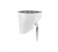 Crabop Drenaje de suelo integrado para tubería de alcantarillado, válvula de sellado antiolor, trampa de plástico a prueba de fugas para descarga de residuos de ducha de baño de 50 a 160 mm (50 mm)