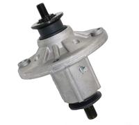 Crabop Eje de cortacésped AM136733 de repuesto para cubiertas X300 X304 Z225, conjunto de eje de acero resistente de 6.69 pulgadas para corte de 38, 42, 48 pulgadas