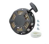 Crabop Ensamblaje de arranque, para Honda, para Gx160 para Gx200, para Gx390 5.5-7.5HP: Kit de inicio de retroceso, con cuerda y tornillos, para generadores bombas (168F/170F)