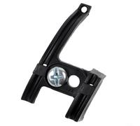 Crabop Guía de cable del pedalier de la bicicleta ABS Anti-desgaste Montaje de doble posición para la alineación del desviador delantero trasero Cable de cinco pasos, negro (C)