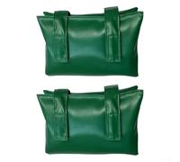 Crabop Juego de 2 protectores de grifo de invierno: protección contra heladas de poliuretano elástico, 18 x 26 cm, verde para grifos exteriores en el jardín, patio y balcón