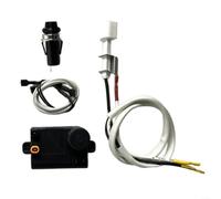 Crabop Kit de botón de encendido 7642 para Weber para Spirit 200 300 Series, reemplazo completo con interruptor y cables para una fácil reparación de parrilla 2013+