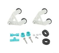 Crabop Kit de limpiador de piscina A-Frame para Hayward para Navigator Pro para Wanda The Whale Diver Dave para Poolvac XL AXV621D con rodillos suaves y herrajes