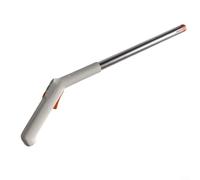 Crabop Mango ergonómico para aspiradora ILIFE para W90, agarre antideslizante ligero con control de una tecla, pieza de repuesto blanca resistente al calor para limpieza en seco y húmedo sin esfuerzo