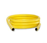 Crabop Manguera de jardín de PVC reforzada, diseño de 3 capas, flexible para limpieza de patio y riego de plantas, tubería al aire libre (6 m) (6 m)