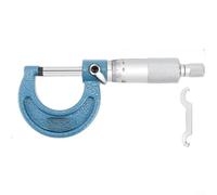 Crabop Micrómetro exterior mecánico 0-25/50/75m m, acero inoxidable de 0.01m m con los yunques del carburo para la medida externa del diámetro en el mecanizado industrial (A)
