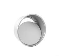 Crabop Molde redondo de gasa de aluminio anodizado con parte inferior extraíble para hornear uniformemente, plateado antiadherente para molde para panadería casera, 8 pulgadas (6 pulgadas)