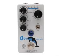 Crabop MOSKY para DOLPHIN - Pedal de distorsión de sobremarcha, interruptor HP/LP de 4 modos, True Bypass para efectos de guitarra eléctrica