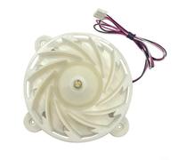 Crabop Motor de ventilador de refrigeración de 12 V CC para Samsung RS27T5200SG, pieza de repuesto de flujo de aire silencioso DA31-00342A, construcción de plástico